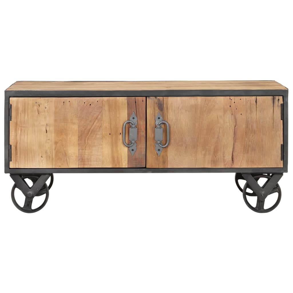 vidaXL Măsuță de cafea, 90x50x39 cm, lemn masiv reciclat vidaXL Măsuță de cafea, 90x50x39 cm, lemn masiv reciclat