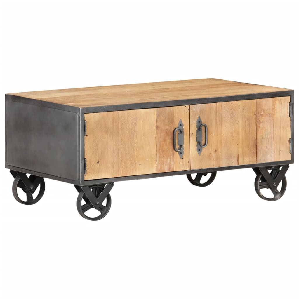 vidaXL Măsuță de cafea, 90x50x39 cm, lemn masiv reciclat vidaXL Măsuță de cafea, 90x50x39 cm, lemn masiv reciclat