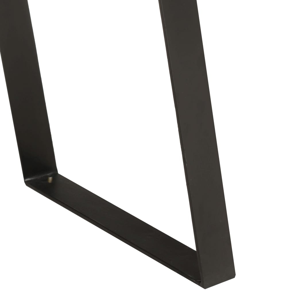 vidaXL Masă consolă, 100x35x76 cm, lemn masiv acacia, margini vii