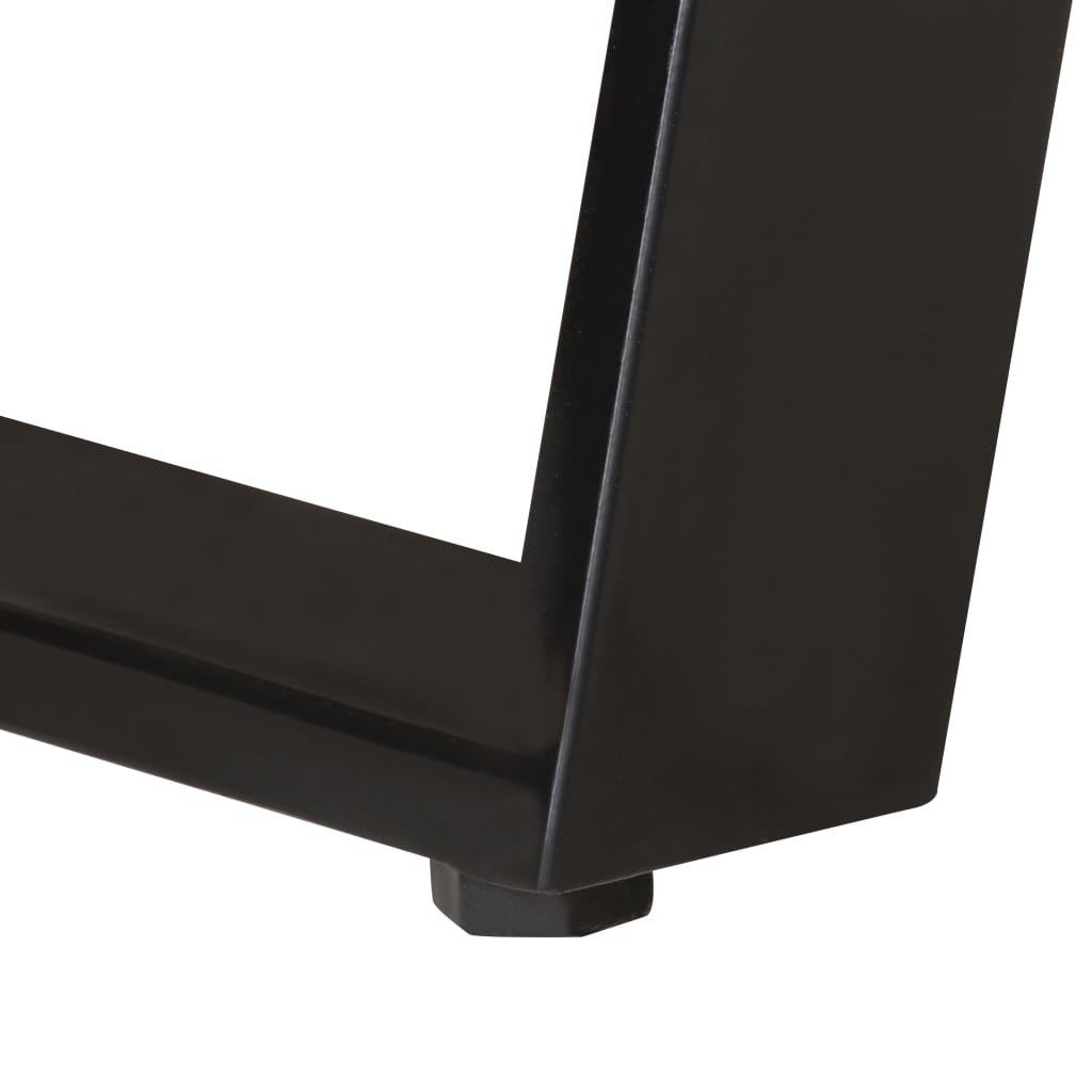 vidaXL Birou, 107x45x79 cm, lemn masiv acacia cu margini naturale vidaXL Birou, 107x45x79 cm, lemn masiv acacia cu margini naturale