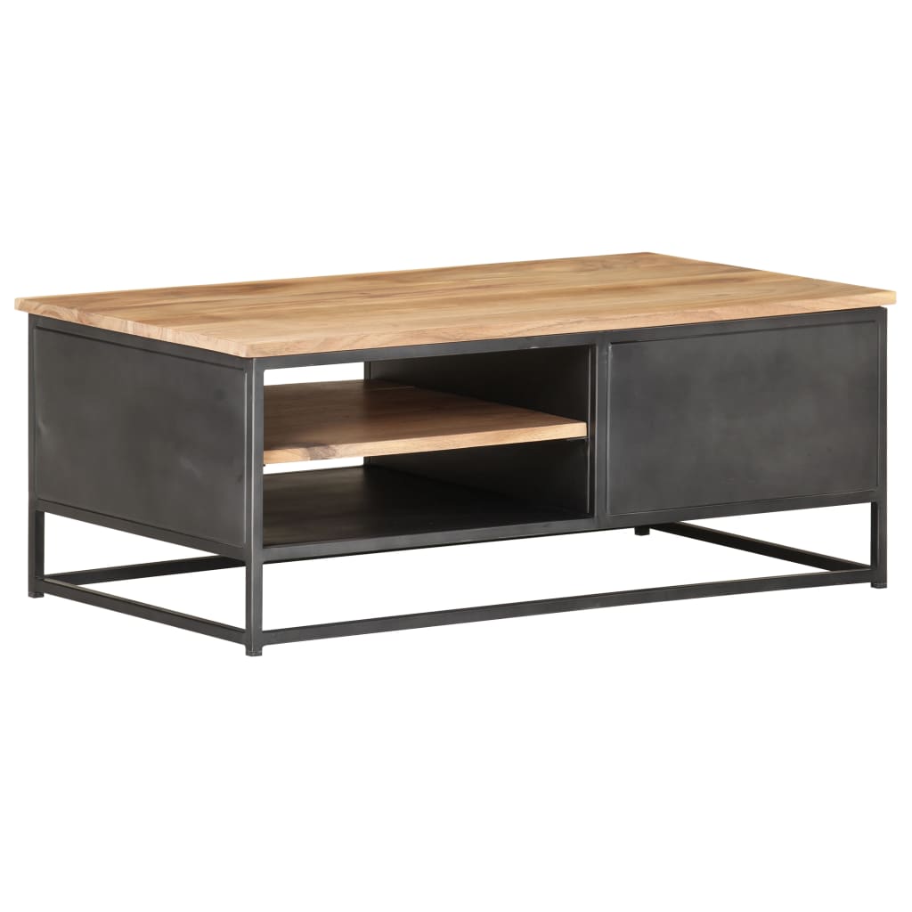 vidaXL Măsuță de cafea, 90x50x35 cm, lemn masiv de acacia vidaXL Măsuță de cafea, 90x50x35 cm, lemn masiv de acacia