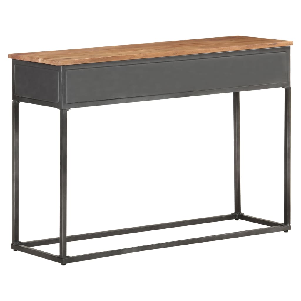 vidaXL Masă consolă, 110x35x75 cm, lemn masiv de acacia vidaXL Masă consolă, 110x35x75 cm, lemn masiv de acacia