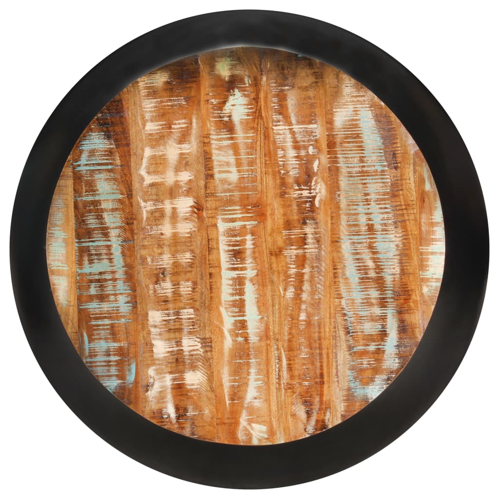 vidaXL Măsuță de cafea, negru, 68x68x30 cm, lemn masiv reciclat vidaXL Măsuță de cafea, negru, 68x68x30 cm, lemn masiv reciclat