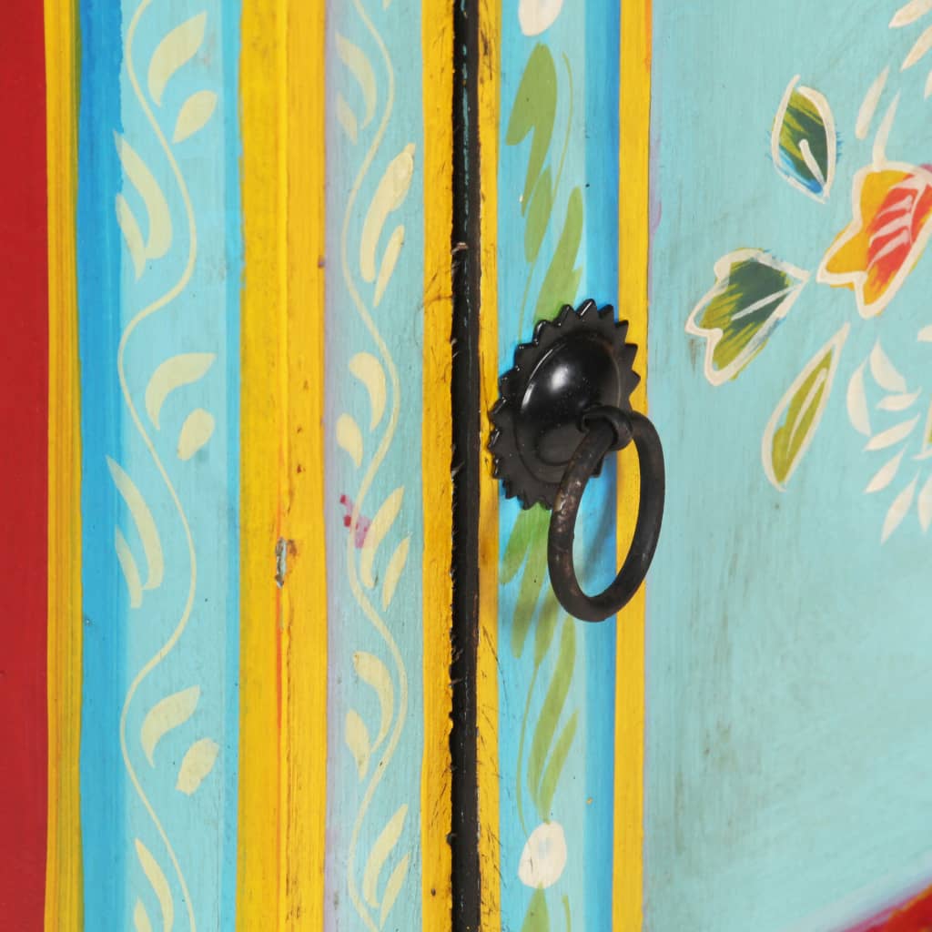 vidaXL Dulap înalt vopsit manual, 40x30x90 cm, lemn masiv de mango