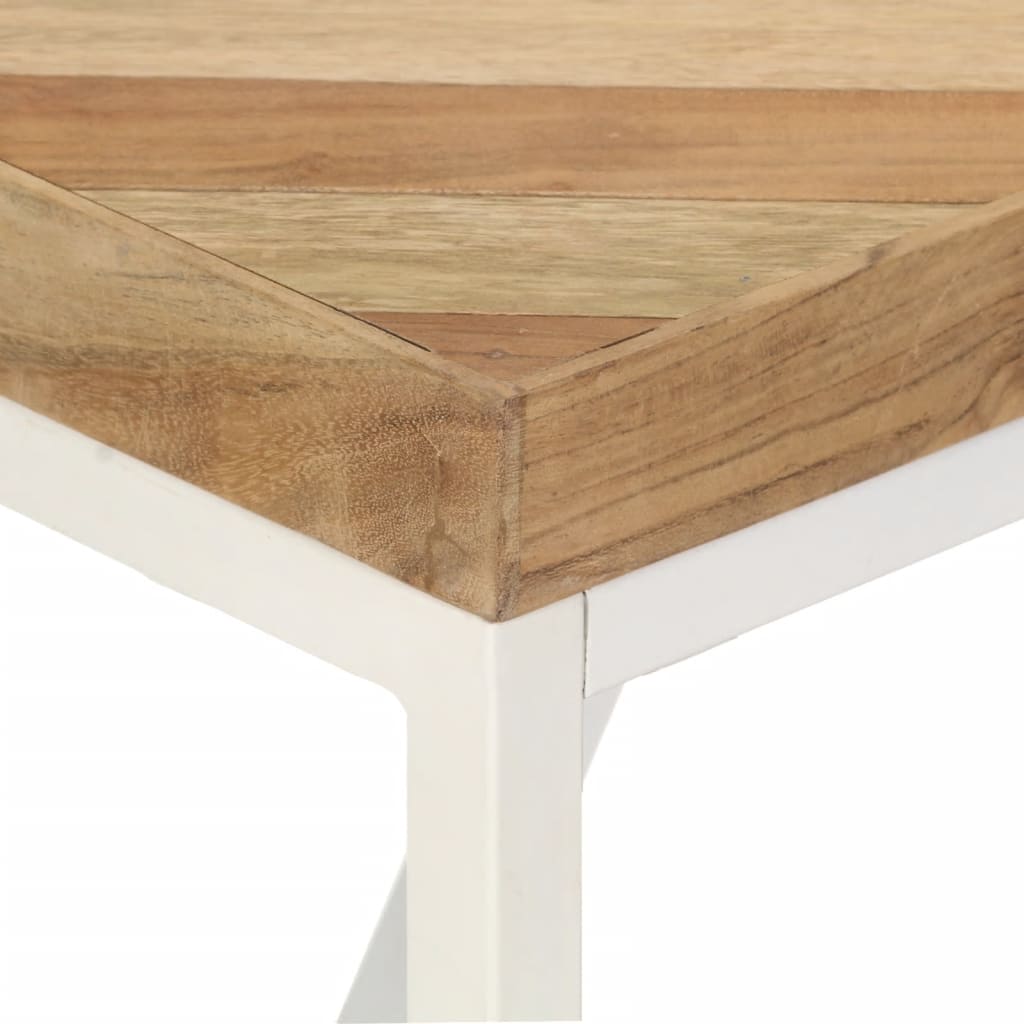 vidaXL Masă de bucătărie, 120x60x76cm, lemn masiv de acacia/mango
