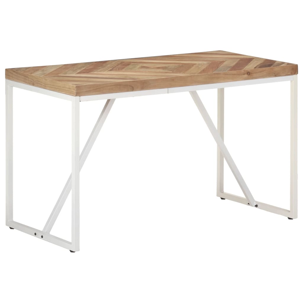 vidaXL Masă de bucătărie, 120x60x76cm, lemn masiv de acacia/mango