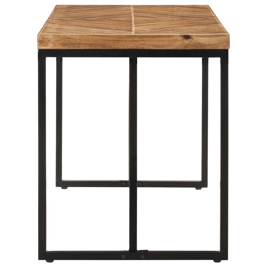 vidaXL Masă de bucătărie 120x60x76 cm lemn masiv de acacia/mango