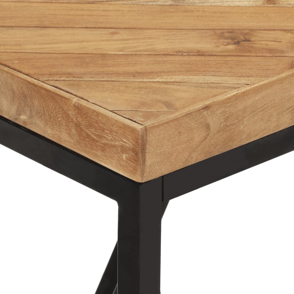 vidaXL Masă de bucătărie 120x60x76 cm lemn masiv de acacia/mango