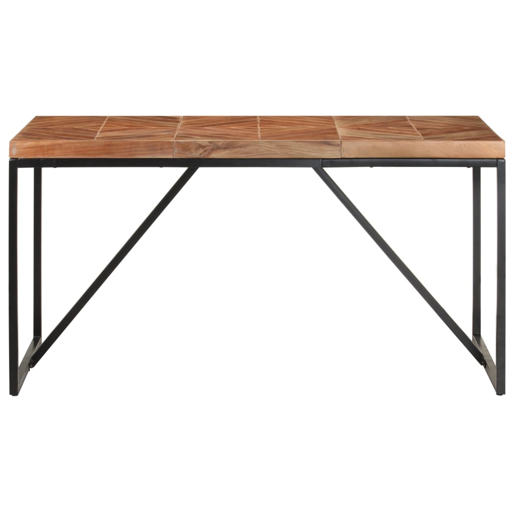 vidaXL Masă de bucătărie, 140x70x76 cm, lemn masiv acacia/mango vidaXL Masă de bucătărie, 140x70x76 cm, lemn masiv acacia/mango