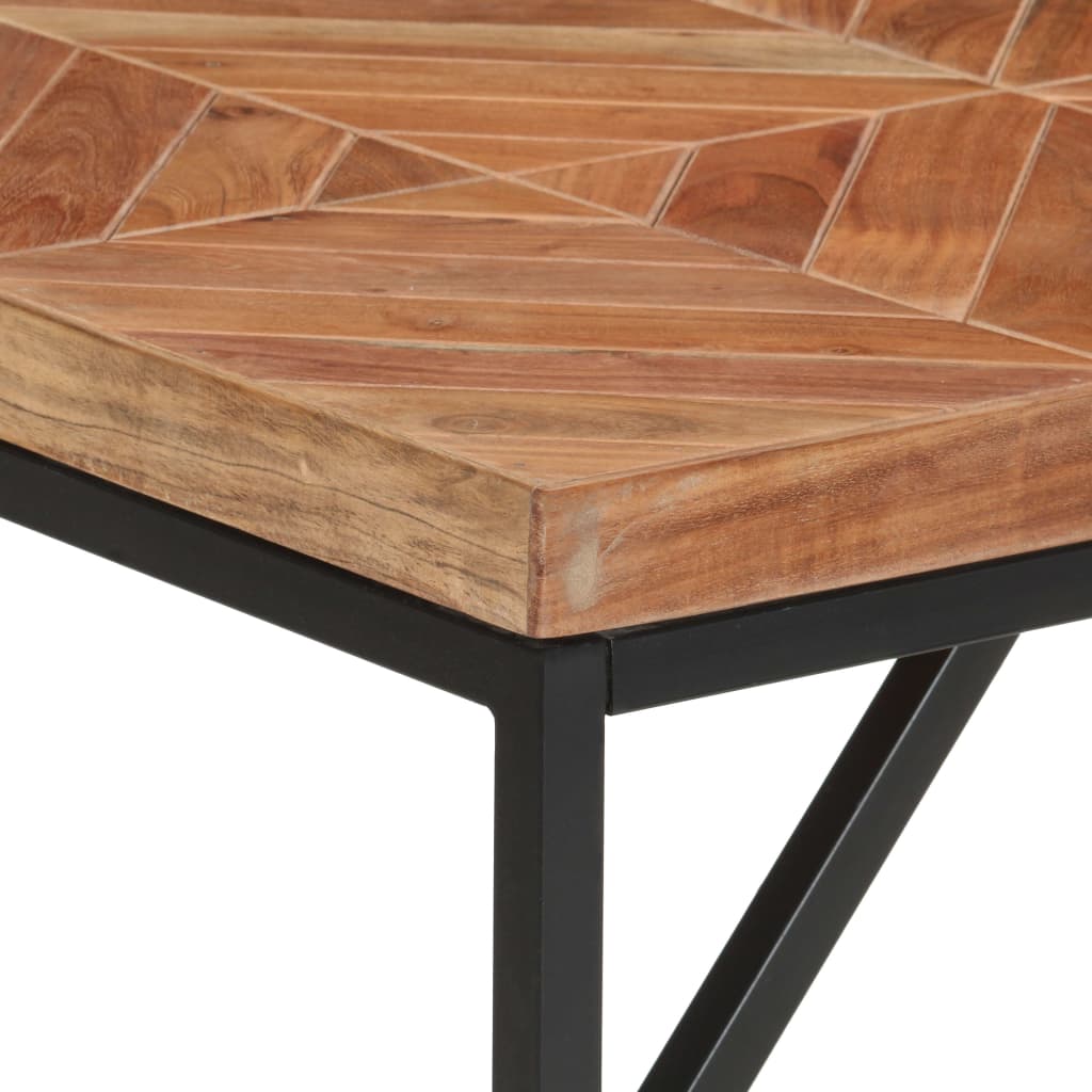 vidaXL Masă de bucătărie, 140x70x76 cm, lemn masiv acacia/mango vidaXL Masă de bucătărie, 140x70x76 cm, lemn masiv acacia/mango