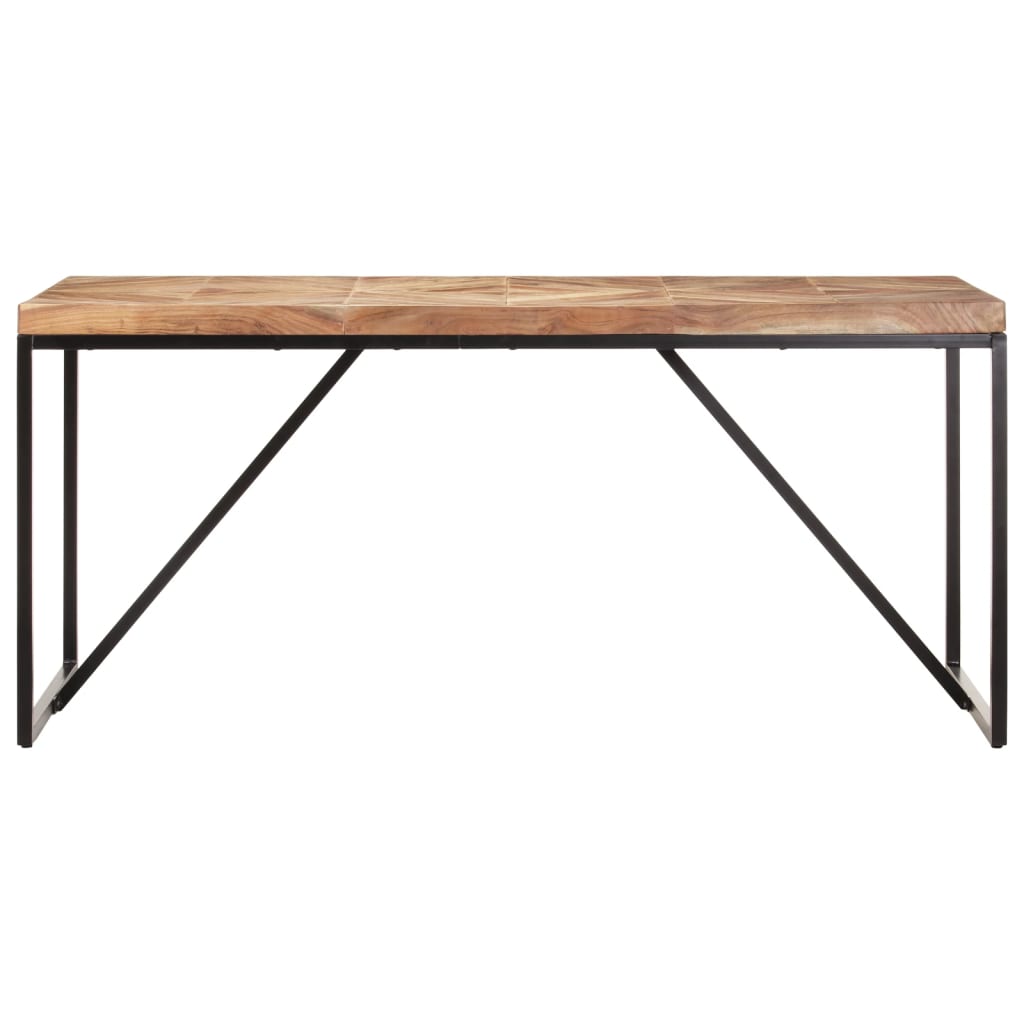 vidaXL Masă de bucătărie, 160x70x76 cm, lemn masiv acacia/mango vidaXL Masă de bucătărie, 160x70x76 cm, lemn masiv acacia/mango