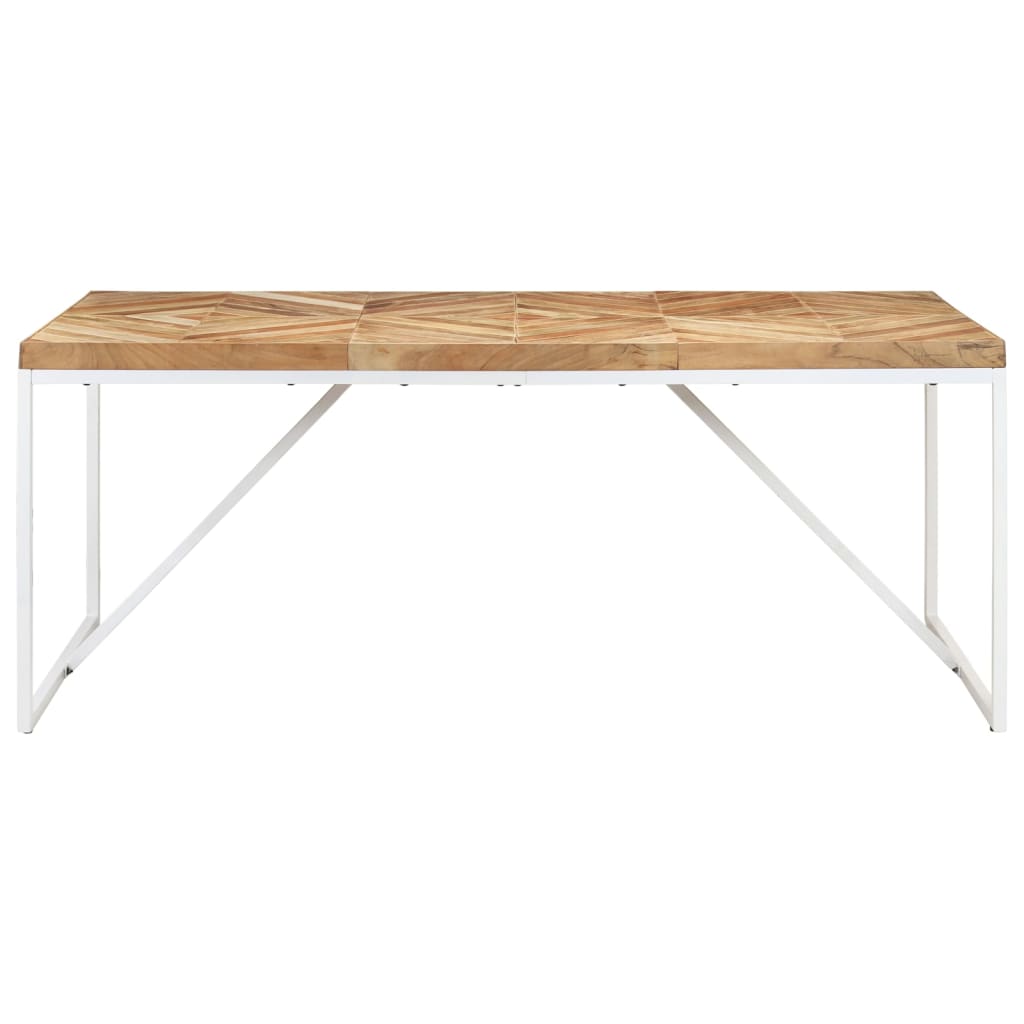 vidaXL Masă de bucătărie, 180x90x76 cm, lemn masiv acacia & mango vidaXL Masă de bucătărie, 180x90x76 cm, lemn masiv acacia & mango