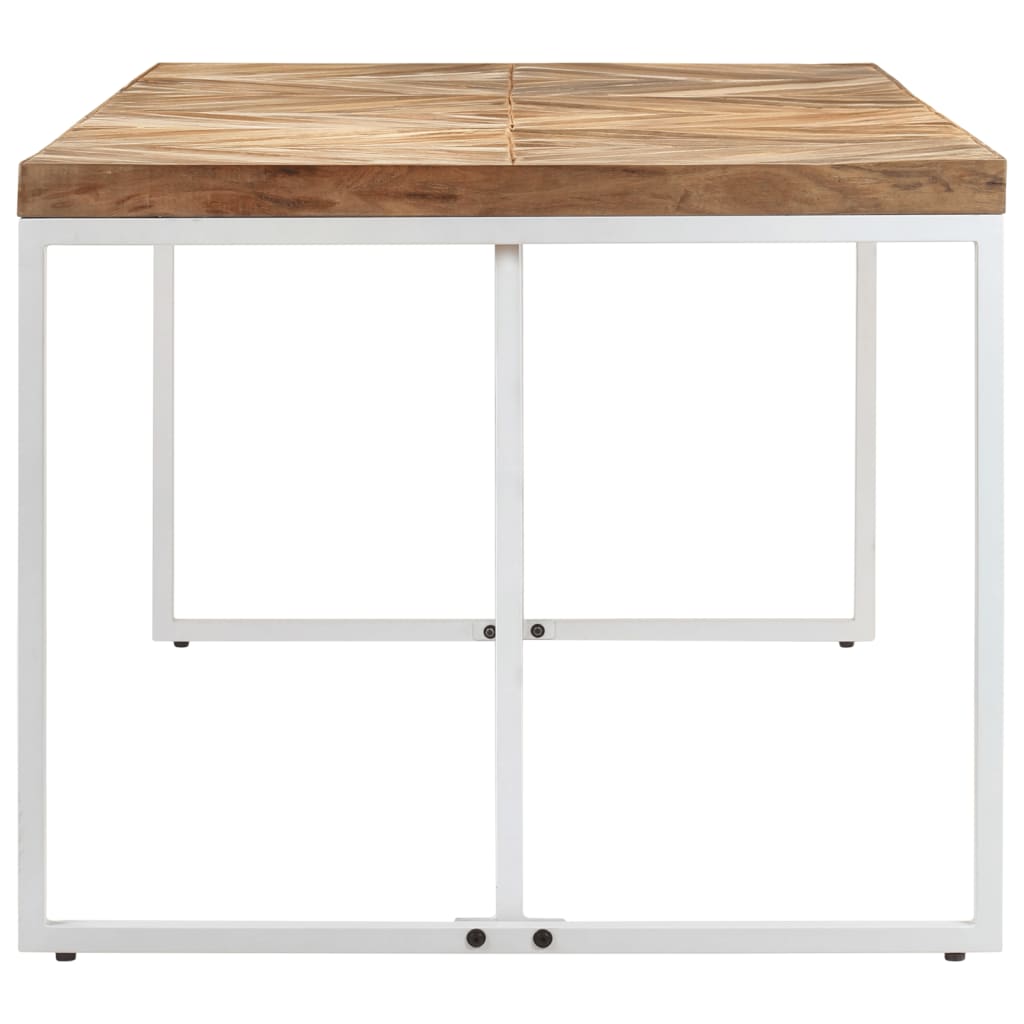 vidaXL Masă de bucătărie, 180x90x76 cm, lemn masiv acacia & mango vidaXL Masă de bucătărie, 180x90x76 cm, lemn masiv acacia & mango