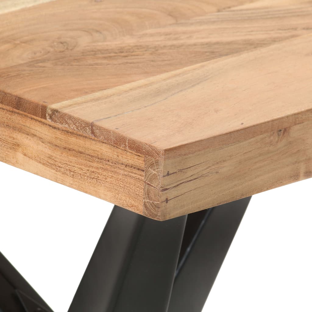 vidaXL Masă de bucătărie, 120x60x76 cm, lemn masiv de acacia