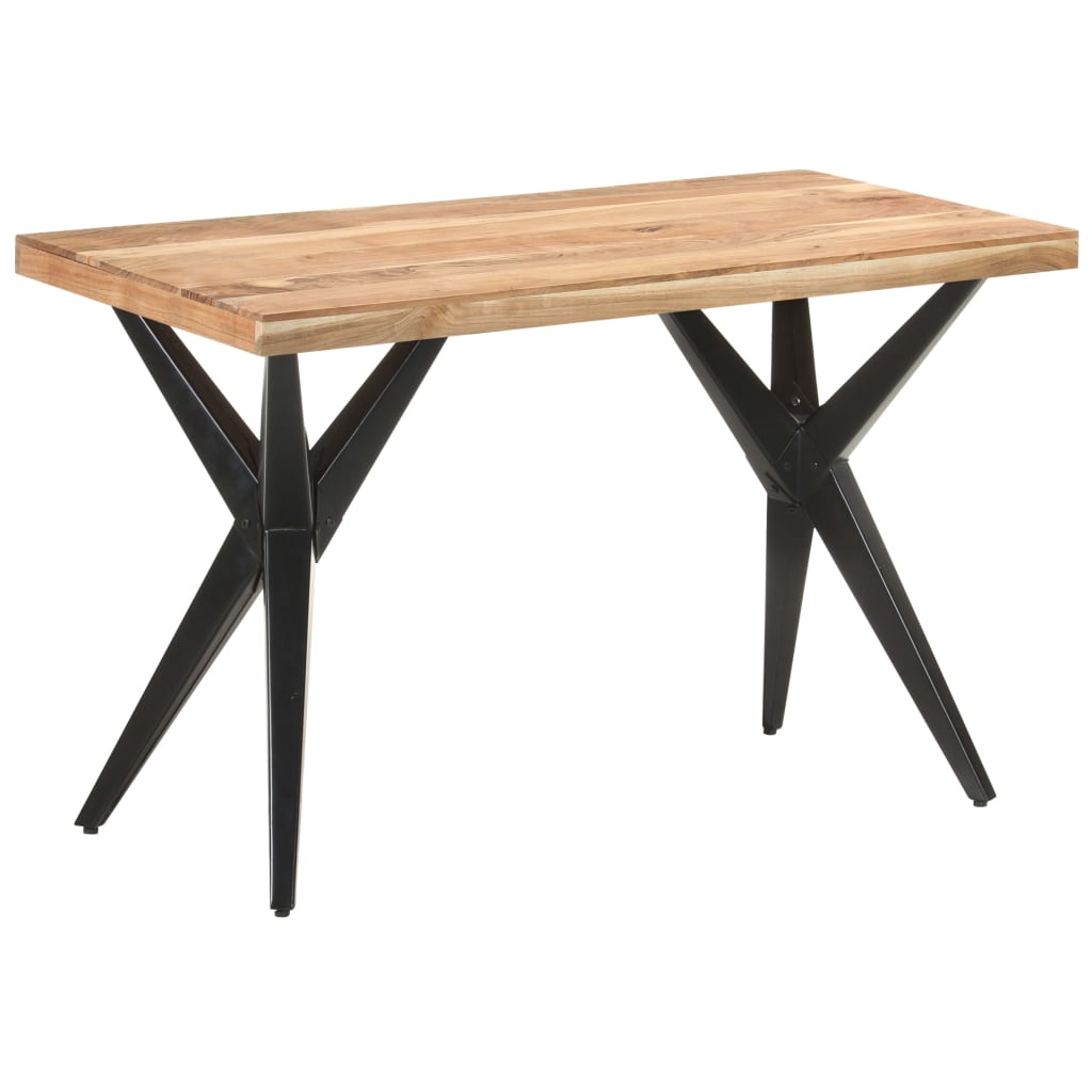 vidaXL Masă de bucătărie, 120x60x76 cm, lemn masiv de acacia