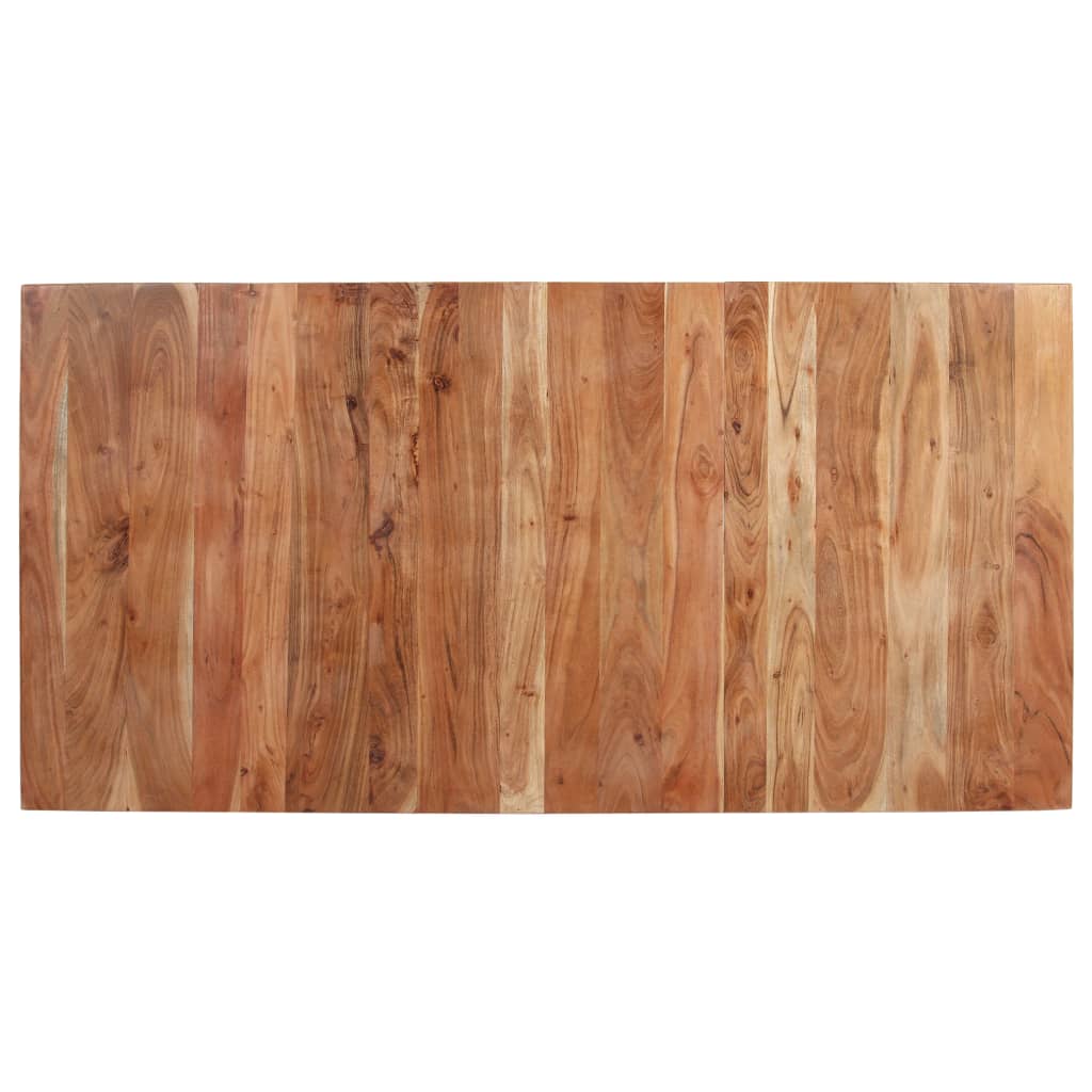 vidaXL Masă de bucătărie, 160x80x76 cm, lemn masiv de acacia vidaXL Masă de bucătărie, 160x80x76 cm, lemn masiv de acacia