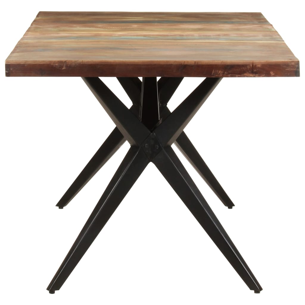 vidaXL Masă de bucătărie, 180x90x76 cm, lemn masiv reciclat vidaXL Masă de bucătărie, 180x90x76 cm, lemn masiv reciclat