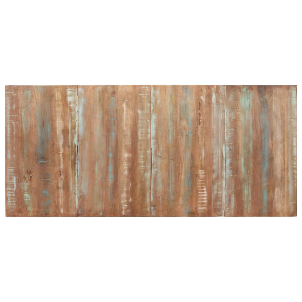 vidaXL Masă de bucătărie, 200x90x76 cm, lemn masiv reciclat