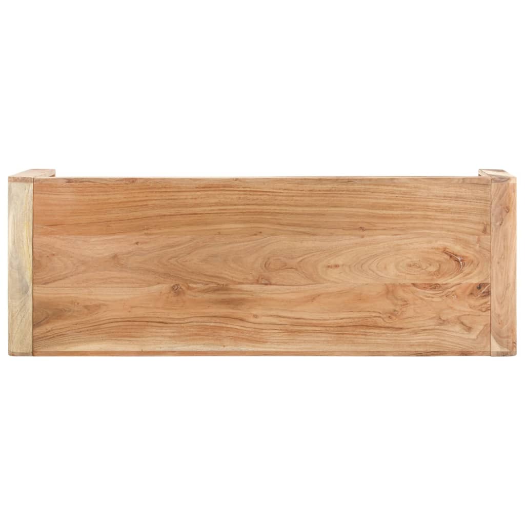 vidaXL Bancă, 110x38x46 cm, lemn masiv de acacia vidaXL Bancă, 110x38x46 cm, lemn masiv de acacia