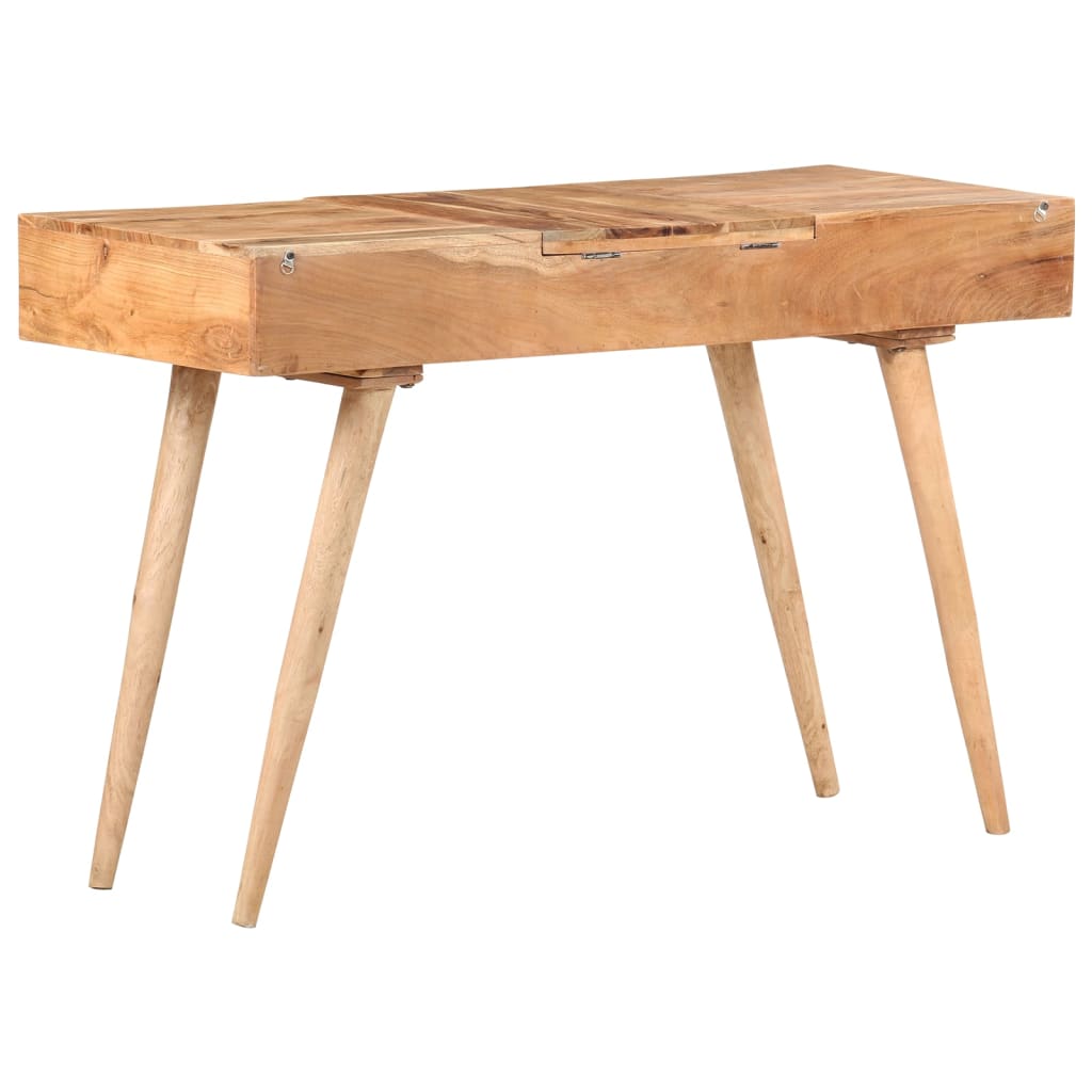 vidaXL Masă de toaletă cu oglindă, 112x45x76 cm, lemn masiv acacia vidaXL Masă de toaletă cu oglindă, 112x45x76 cm, lemn masiv acacia