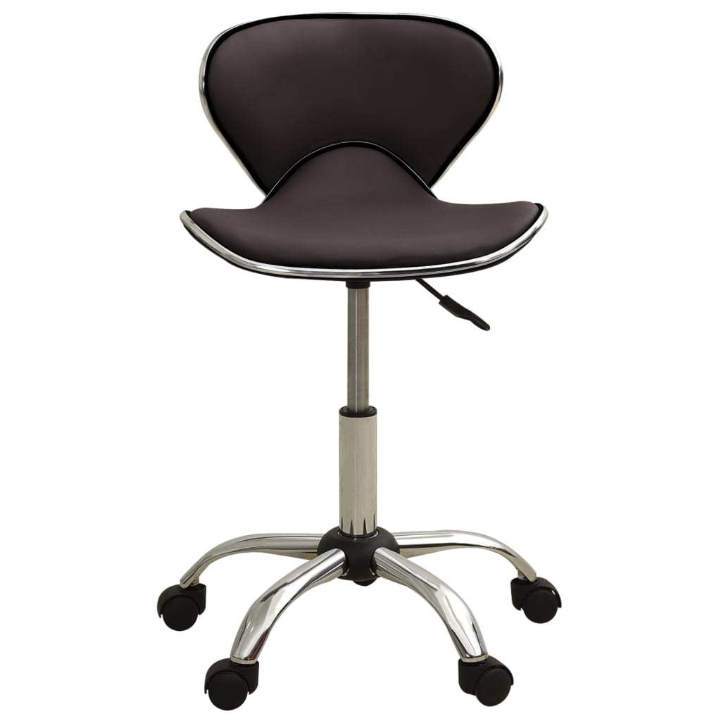 vidaXL Scaun pentru salon spa, maro, piele ecologică