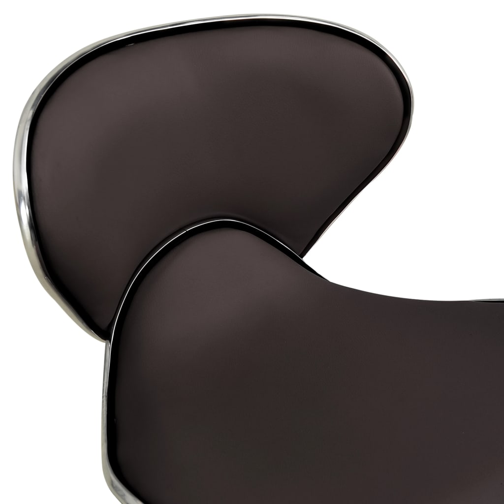 vidaXL Scaun pentru salon spa, maro, piele ecologică