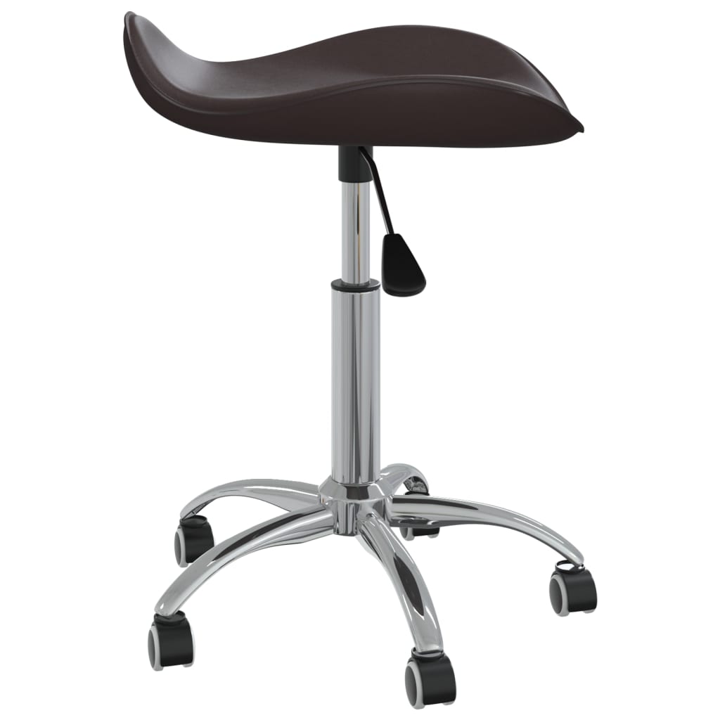 vidaXL Scaun pentru salon spa, maro, piele ecologică vidaXL Scaun pentru salon spa, maro, piele ecologică