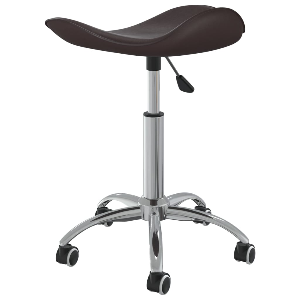 vidaXL Scaun pentru salon spa, maro, piele ecologică vidaXL Scaun pentru salon spa, maro, piele ecologică