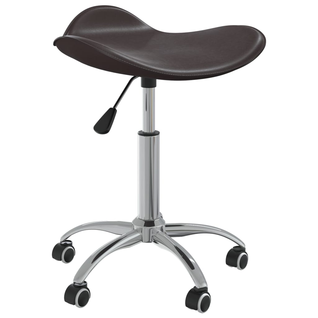vidaXL Scaun pentru salon spa, maro, piele ecologică vidaXL Scaun pentru salon spa, maro, piele ecologică