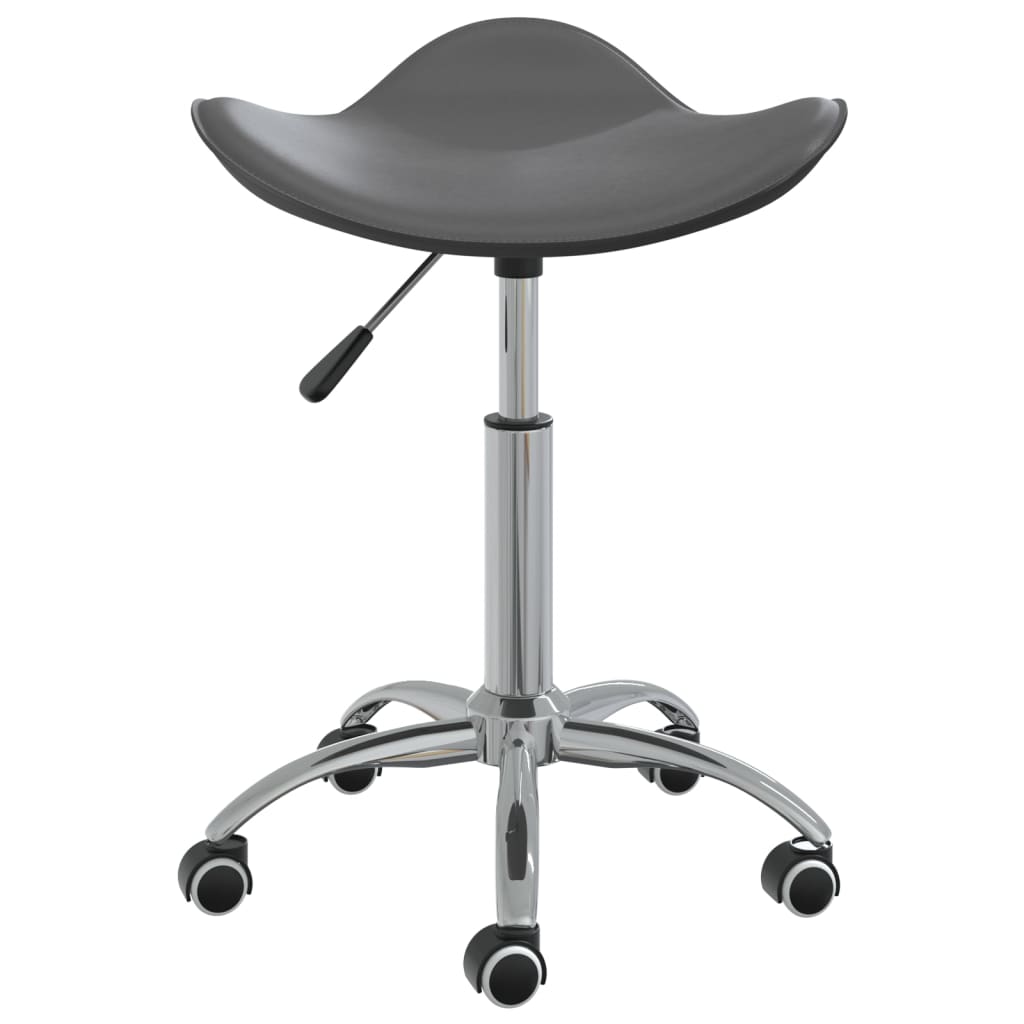 vidaXL Scaun pentru salon spa, gri, piele ecologică vidaXL Scaun pentru salon spa, gri, piele ecologică
