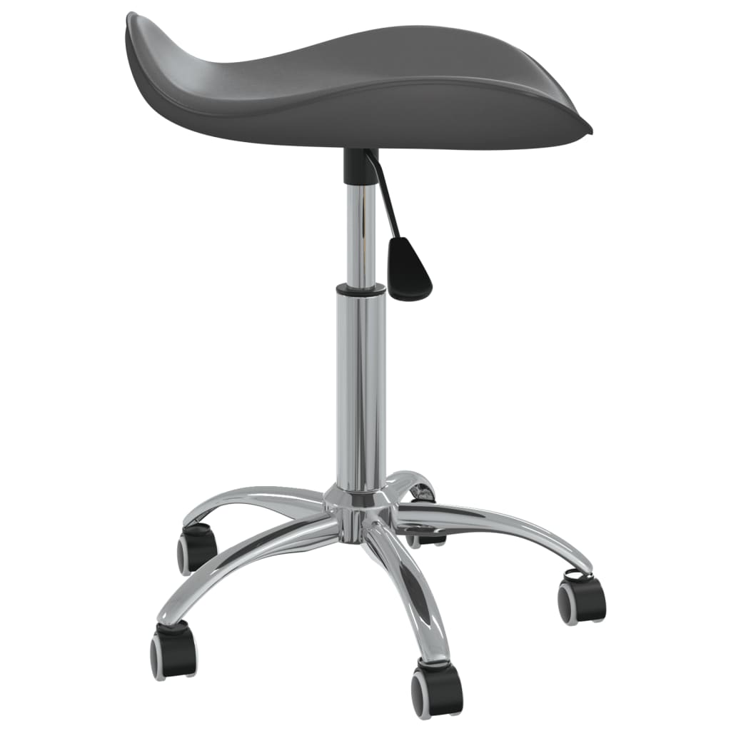 vidaXL Scaun pentru salon spa, gri, piele ecologică vidaXL Scaun pentru salon spa, gri, piele ecologică