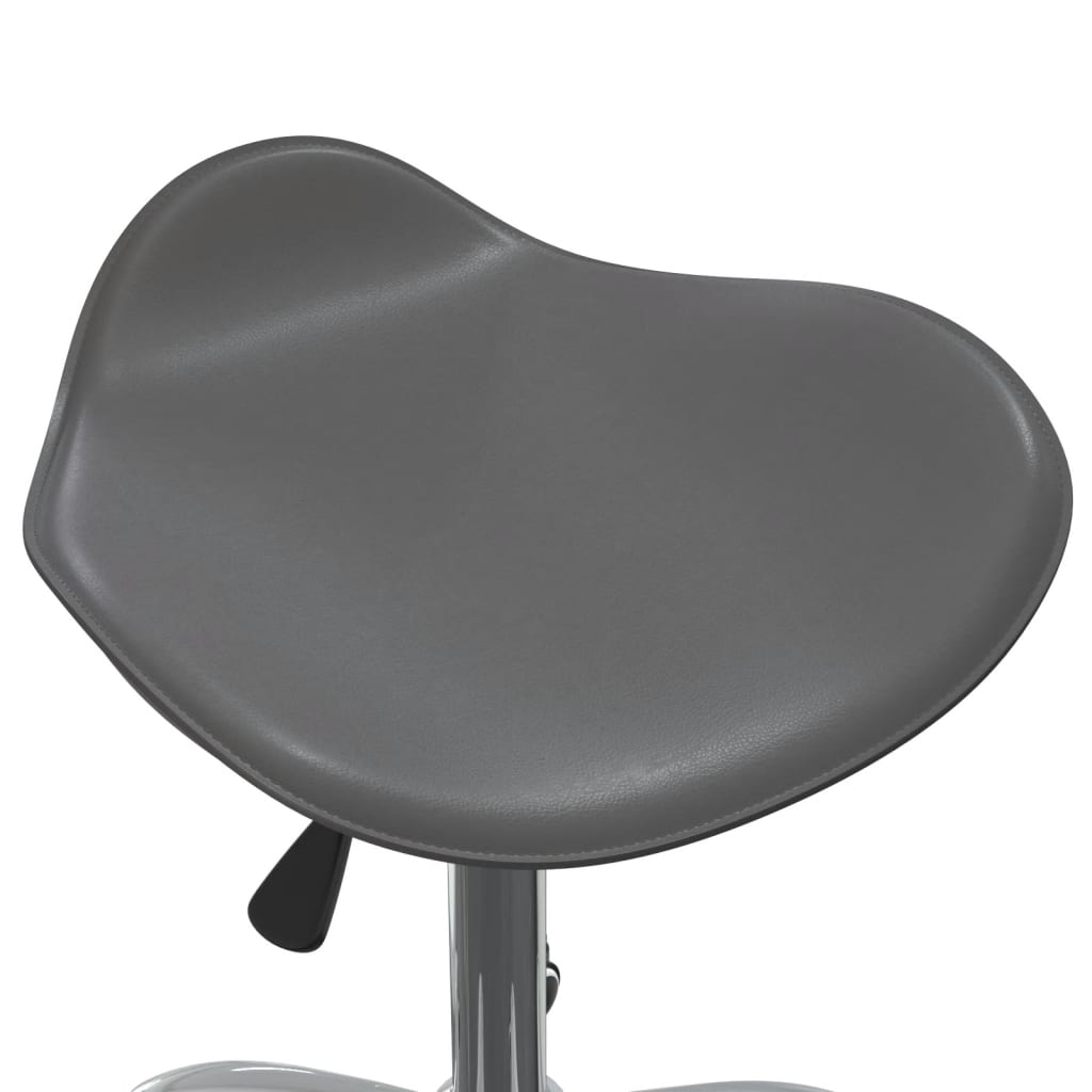 vidaXL Scaun pentru salon spa, gri, piele ecologică vidaXL Scaun pentru salon spa, gri, piele ecologică