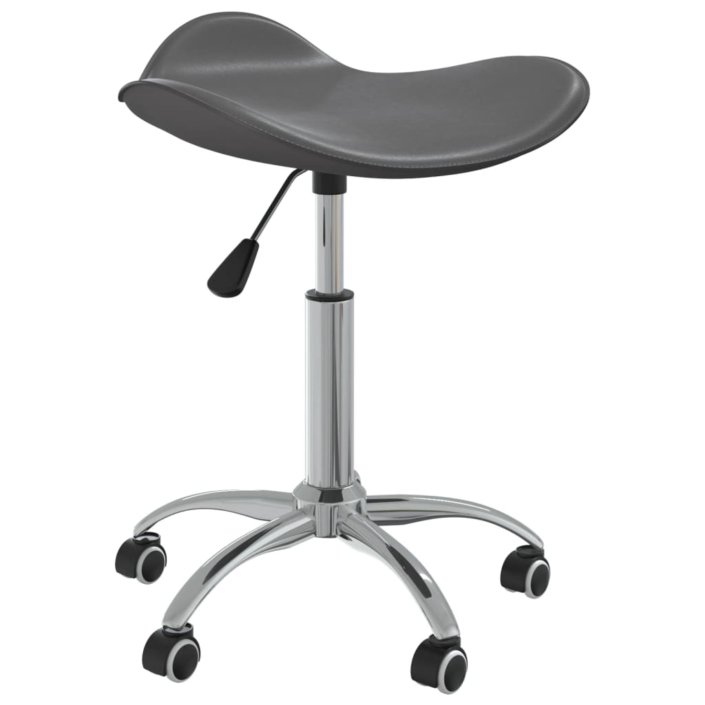 vidaXL Scaun pentru salon spa, gri, piele ecologică vidaXL Scaun pentru salon spa, gri, piele ecologică
