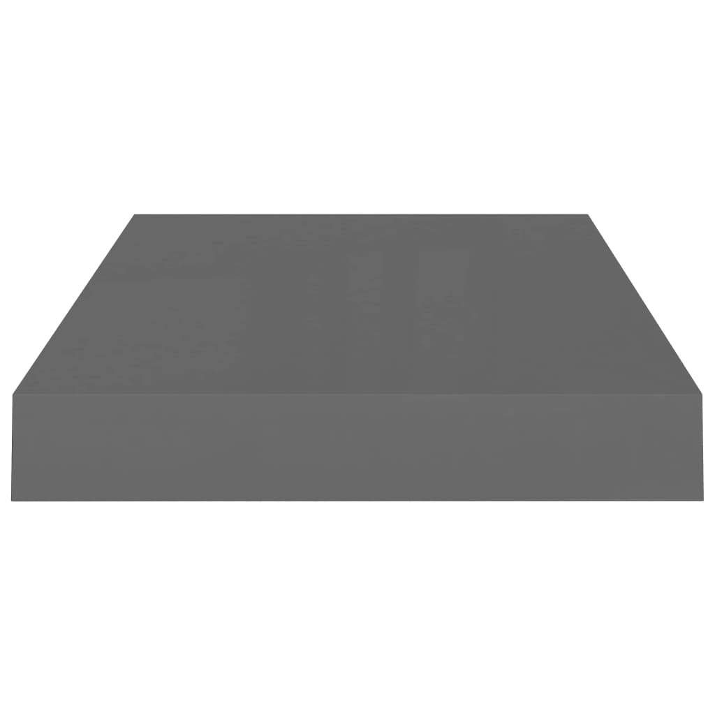 vidaXL Rafturi de perete, 2 buc., gri extralucios, 40x23x3,8 cm, MDF vidaXL Rafturi de perete, 2 buc., gri extralucios, 40x23x3,8 cm, MDF