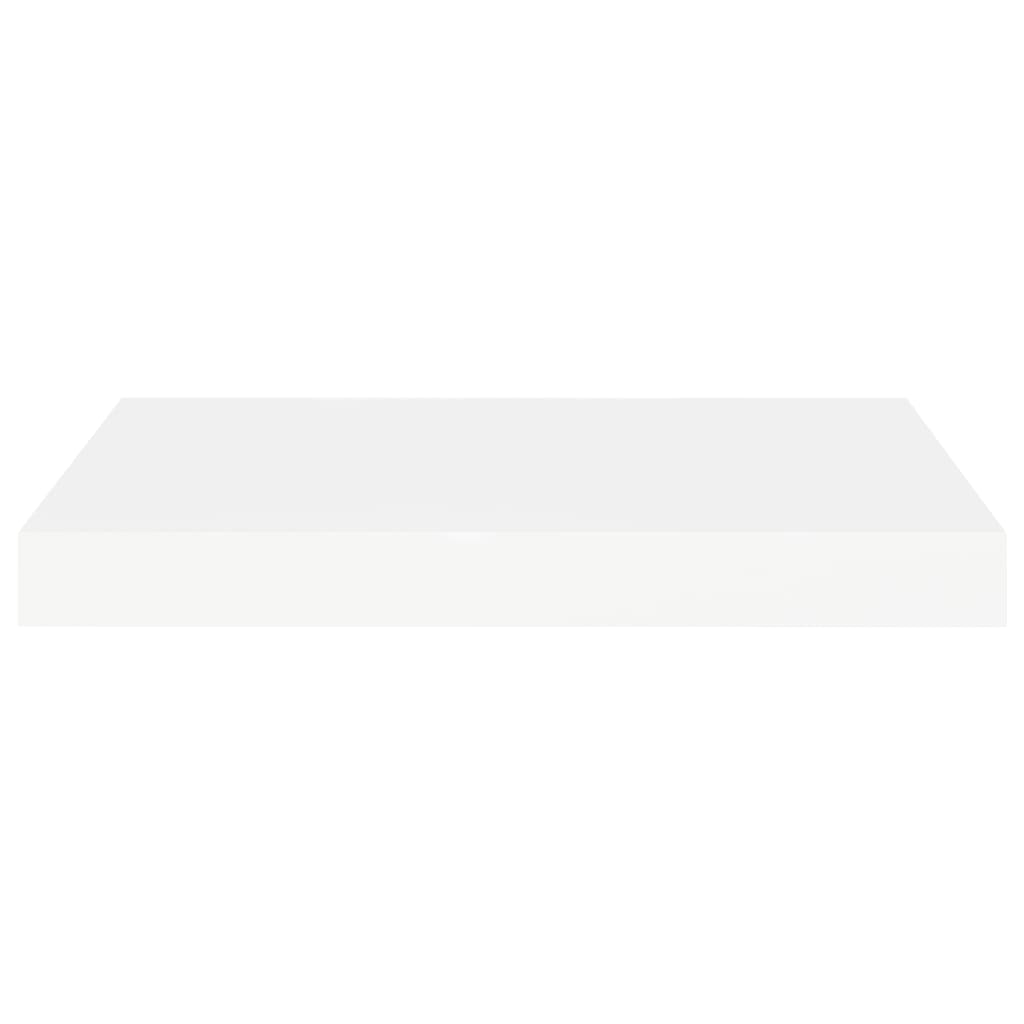 vidaXL Rafturi de perete suspendate, 2 buc., alb, 40x23x3,8 cm, MDF