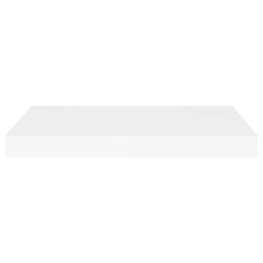 vidaXL Rafturi de perete suspendate, 2 buc., alb, 60x23,5x3,8 cm, MDF