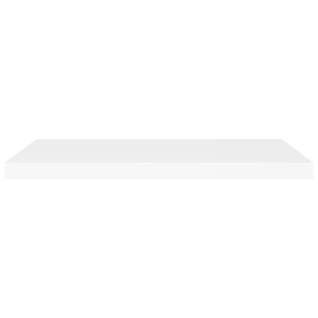 vidaXL Rafturi de perete suspendate, 2 buc., alb, 80x23,5x3,8 cm, MDF vidaXL Rafturi de perete suspendate, 2 buc., alb, 80x23,5x3,8 cm, MDF