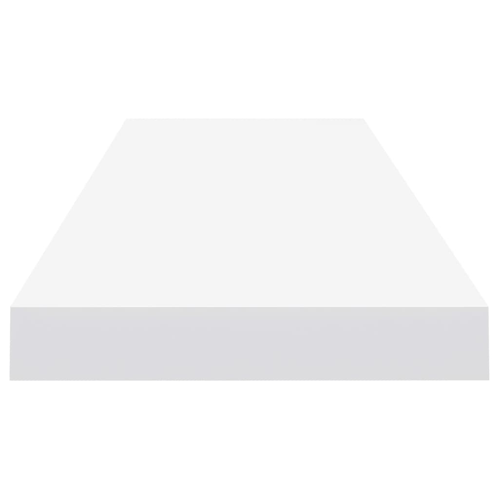 vidaXL Rafturi de perete suspendate, 2 buc., alb, 90x23,5x3,8 cm, MDF vidaXL Rafturi de perete suspendate, 2 buc., alb, 90x23,5x3,8 cm, MDF