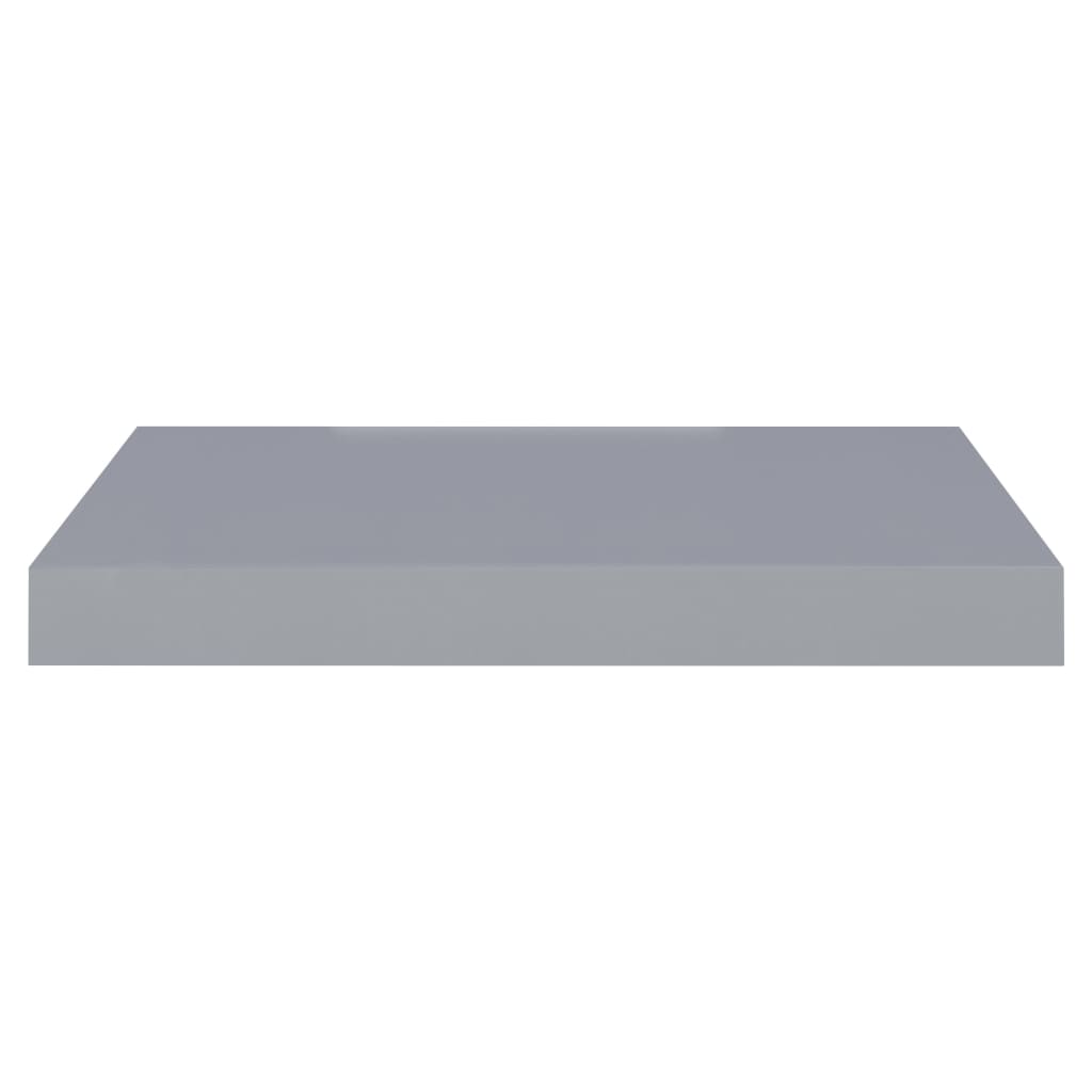 vidaXL Rafturi de perete suspendate, 4 buc., gri, 40x23x3,8 cm, MDF vidaXL Rafturi de perete suspendate, 4 buc., gri, 40x23x3,8 cm, MDF