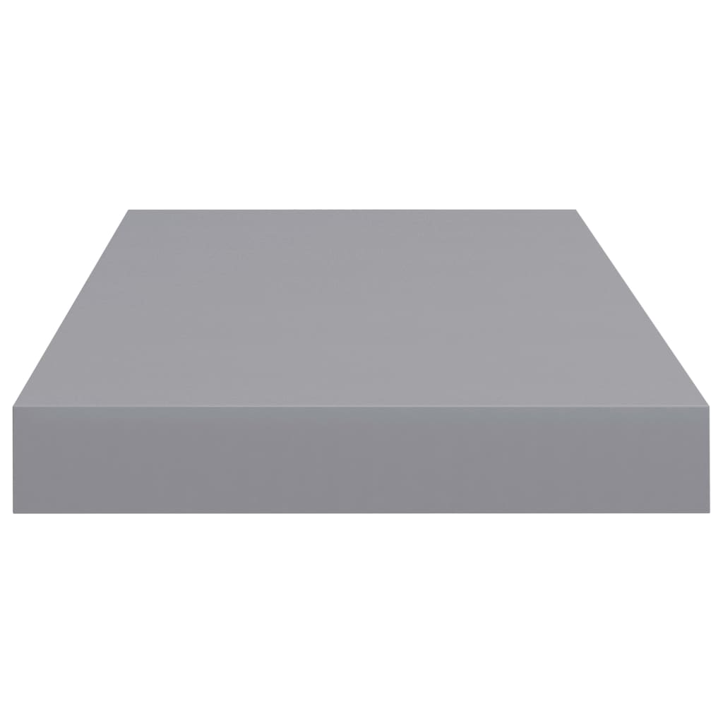 vidaXL Rafturi de perete suspendate, 4 buc., gri, 50x23x3,8 cm, MDF