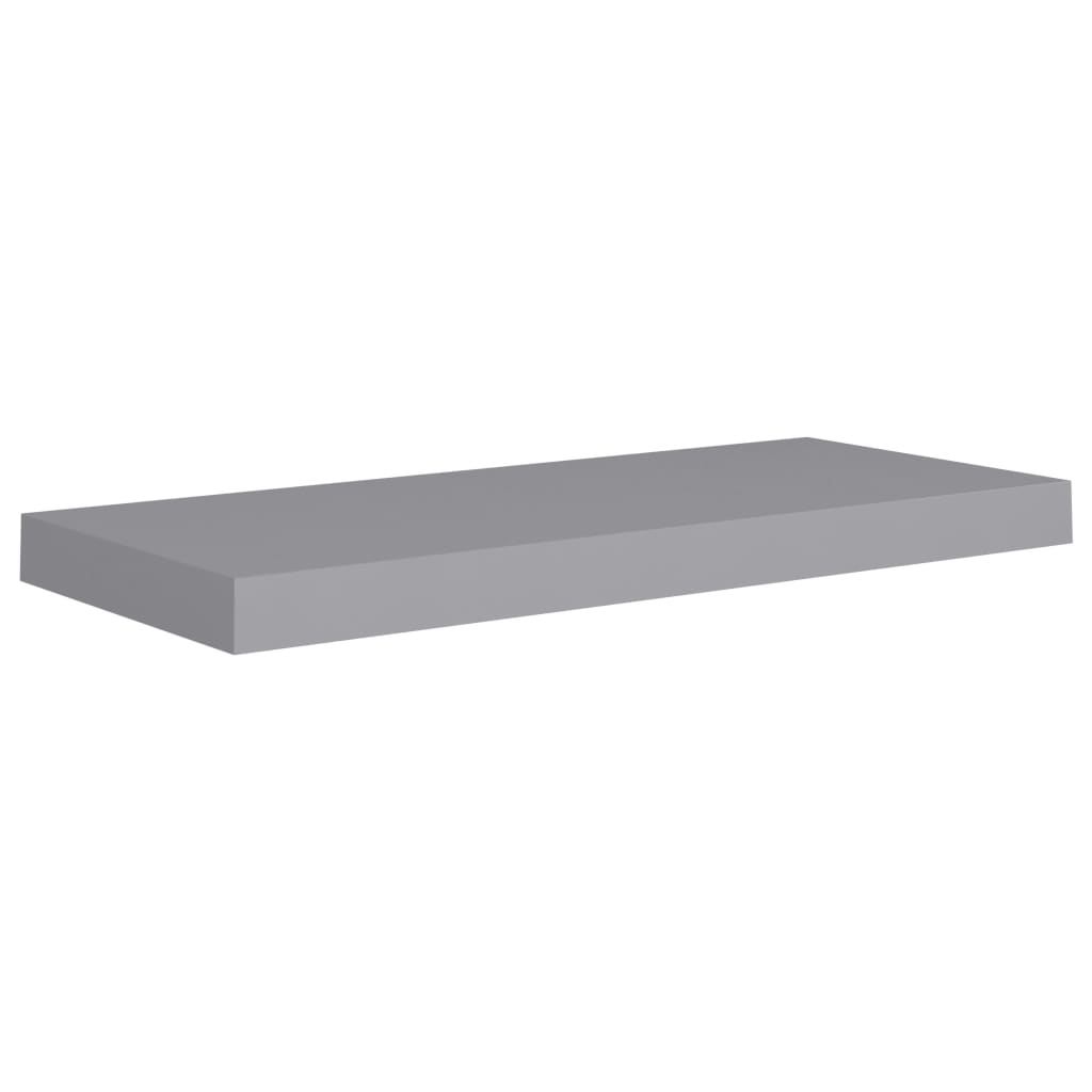 vidaXL Rafturi de perete, 4 buc., gri, 60 x 23,5 x 3,8 cm, MDF