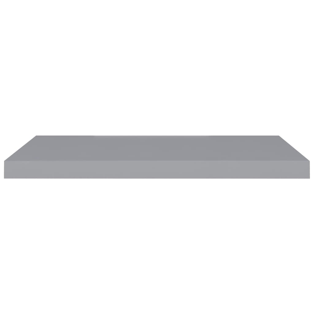 vidaXL Raft de perete suspendat, gri, 80x23,5x3,8 cm, MDF vidaXL Raft de perete suspendat, gri, 80x23,5x3,8 cm, MDF
