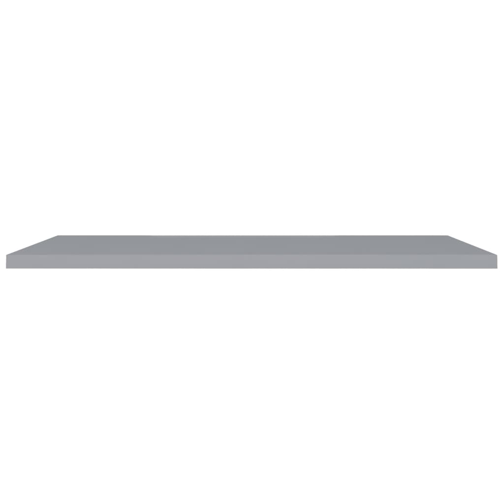 vidaXL Raft de perete suspendat, gri, 120x23,5x3,8 cm, MDF vidaXL Raft de perete suspendat, gri, 120x23,5x3,8 cm, MDF