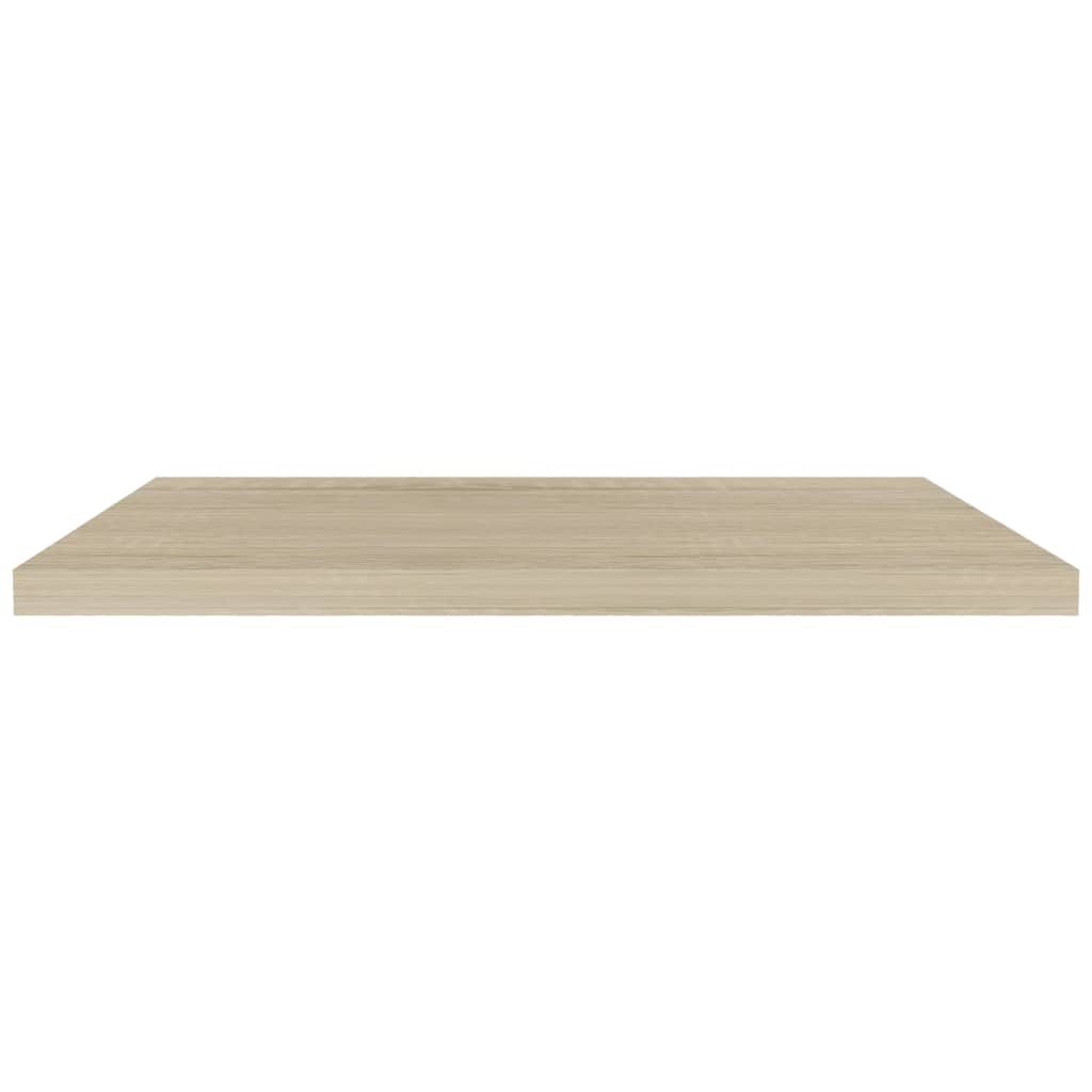vidaXL Rafturi de perete suspendate 2 buc., stejar, 90x23,5x3,8 cm MDF vidaXL Rafturi de perete suspendate 2 buc., stejar, 90x23,5x3,8 cm MDF