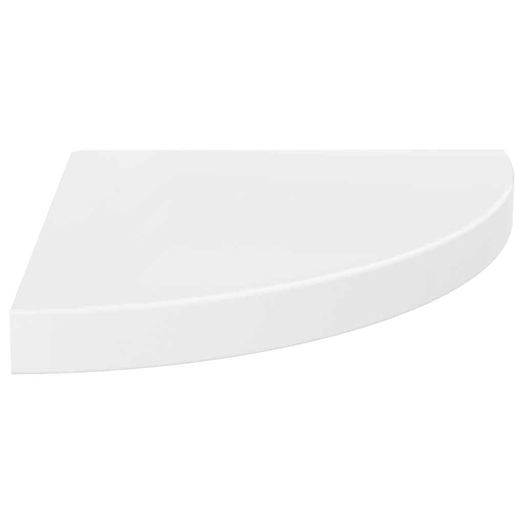 vidaXL Colțare suspendate, 4 buc., alb extralucios, 35x35x3,8 cm, MDF vidaXL Colțare suspendate, 4 buc., alb extralucios, 35x35x3,8 cm, MDF
