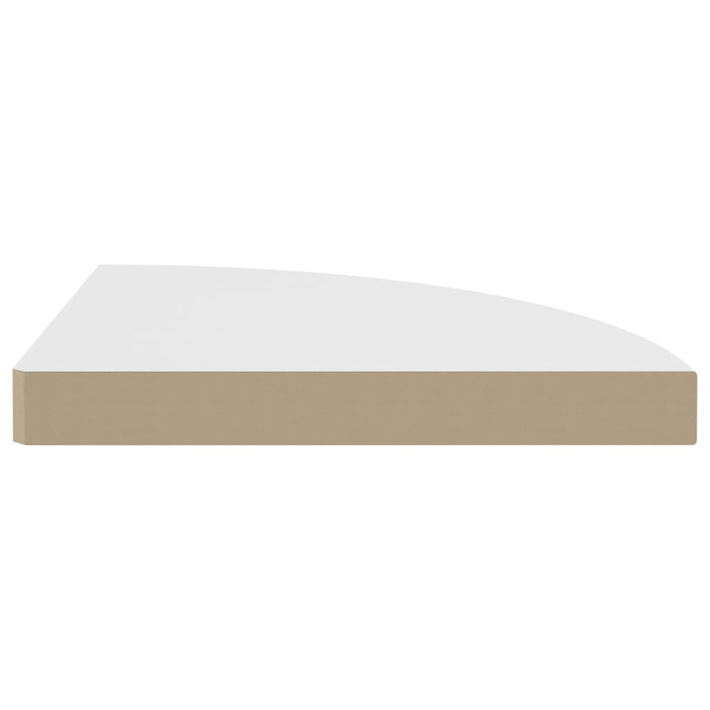 vidaXL Raft colțar de perete, alb, 35 x 35 x 3,8 cm, MDF vidaXL Raft colțar de perete, alb, 35 x 35 x 3,8 cm, MDF