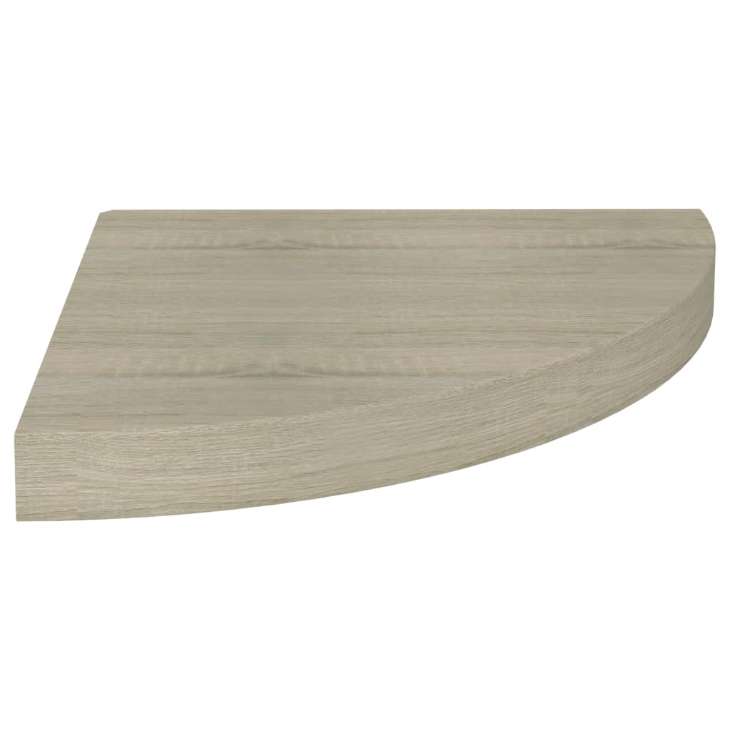 vidaXL Rafturi colț de perete, 2 buc., stejar, 35x35x3,8 cm, MDF vidaXL Rafturi colț de perete, 2 buc., stejar, 35x35x3,8 cm, MDF