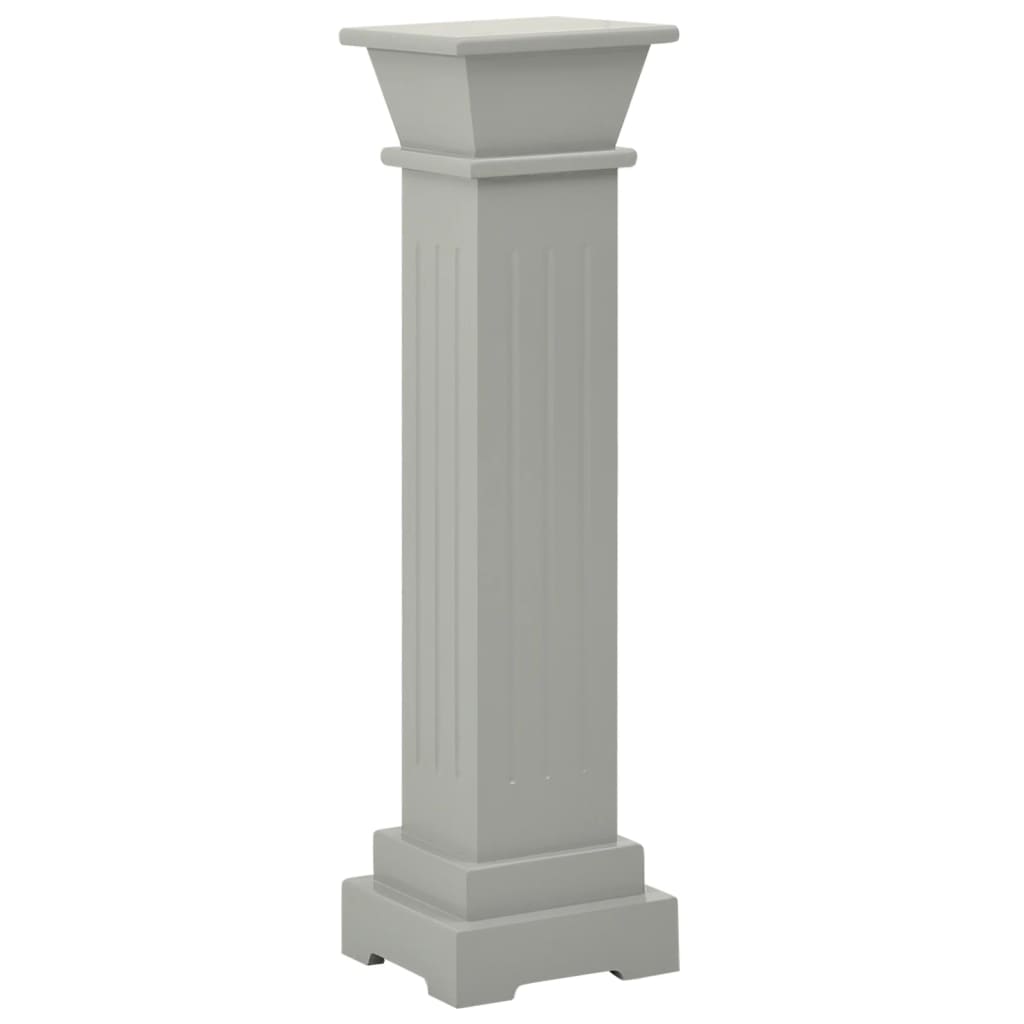 vidaXL Suport de plante clasic formă stâlp pătrat gri 17x17x66 cm MDF vidaXL Suport de plante clasic formă stâlp pătrat gri 17x17x66 cm MDF