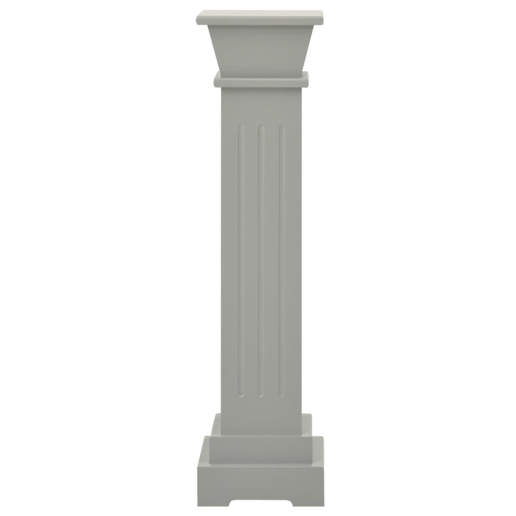 vidaXL Suport de plante clasic formă stâlp pătrat gri 17x17x66 cm MDF vidaXL Suport de plante clasic formă stâlp pătrat gri 17x17x66 cm MDF