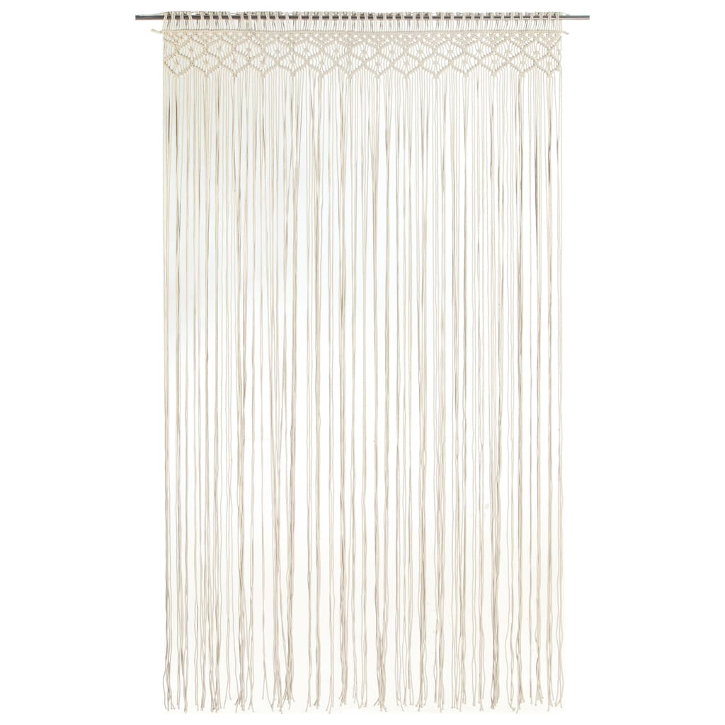 vidaXL Perdea macrame, 140 x 240 cm, bumbac